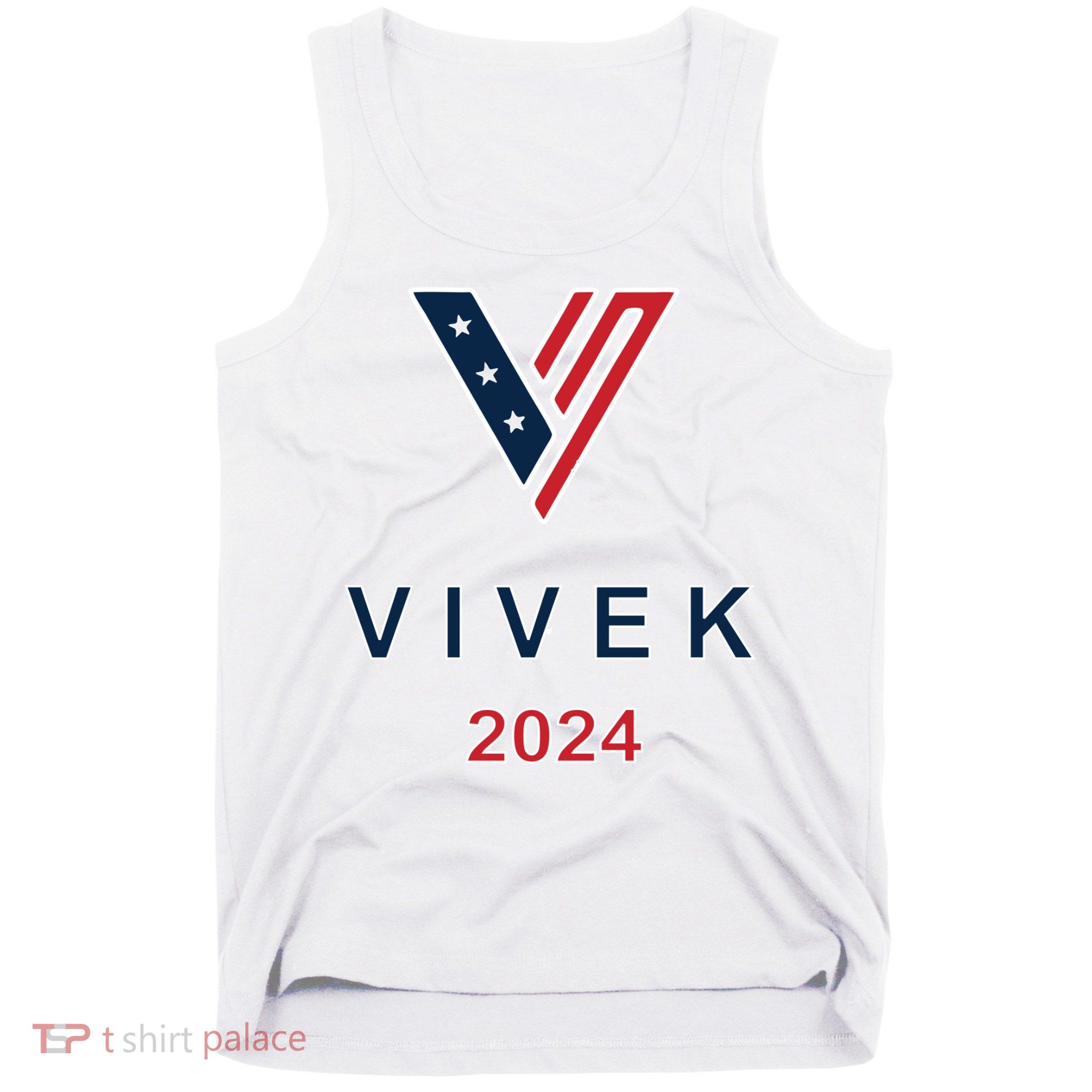 Vivek 2024 Pocket Print Logo Tank Top