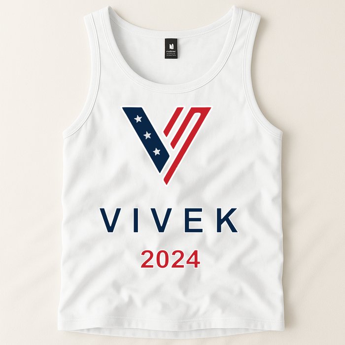 Vivek 2024 Pocket Print Logo Tank Top