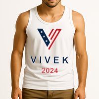 Vivek 2024 Pocket Print Logo Tank Top