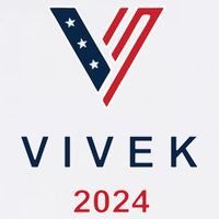 Vivek 2024 Pocket Print Logo Toddler T-Shirt