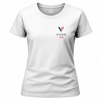 Vivek 2024 Pocket Print Logo Women's T-Shirt