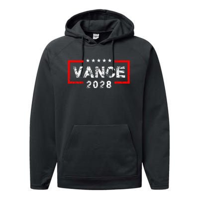 Vance 2028 President Election Campaign Us Flag Performance Fleece Hoodie