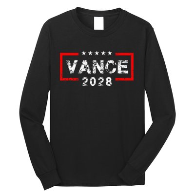 Vance 2028 President Election Campaign Us Flag Long Sleeve Shirt