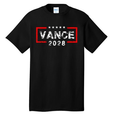 Vance 2028 President Election Campaign Us Flag Tall T-Shirt