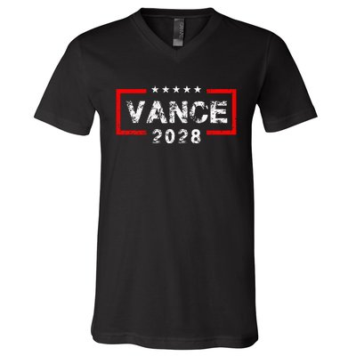 Vance 2028 President Election Campaign Us Flag V-Neck T-Shirt