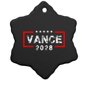 Vance 2028 President Election Campaign Us Flag Ceramic Star Ornament