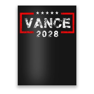 Vance 2028 President Election Campaign Us Flag Poster