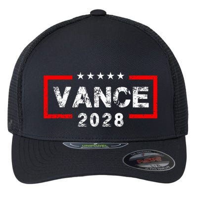 Vance 2028 President Election Campaign Us Flag Flexfit Unipanel Trucker Cap