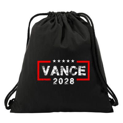 Vance 2028 President Election Campaign Us Flag Drawstring Bag