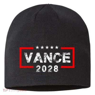 Vance 2028 President Election Campaign Us Flag Sustainable Beanie