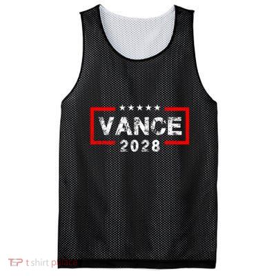 Vance 2028 President Election Campaign Us Flag Mesh Reversible Basketball Jersey Tank