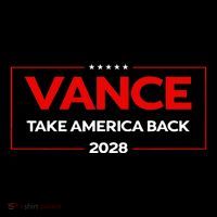 Vance 2028 President Us Flag T-Shirt