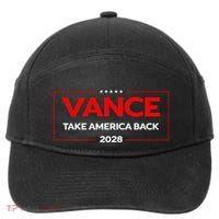 Vance 2028 President Us Flag 7-Panel Snapback Hat