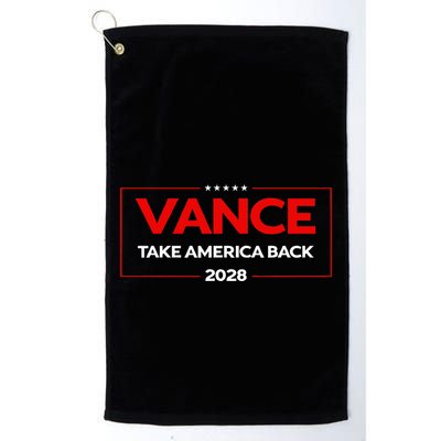 Vance 2028 President Us Flag Golf Towel
