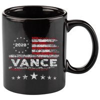 Vance 2028 President Us Flag 11oz C Handle Ceramic Mug