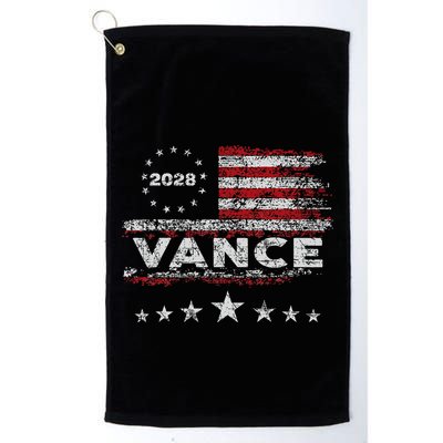 Vance 2028 President Us Flag Golf Towel