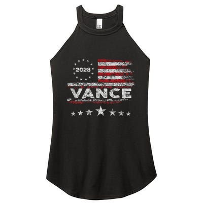 Vance 2028 President Us Flag Women's Perfect Tri Rocker Tank