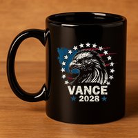 Vance 2028 President Us Flag Election Campaign 28 11oz C Handle Ceramic Mug