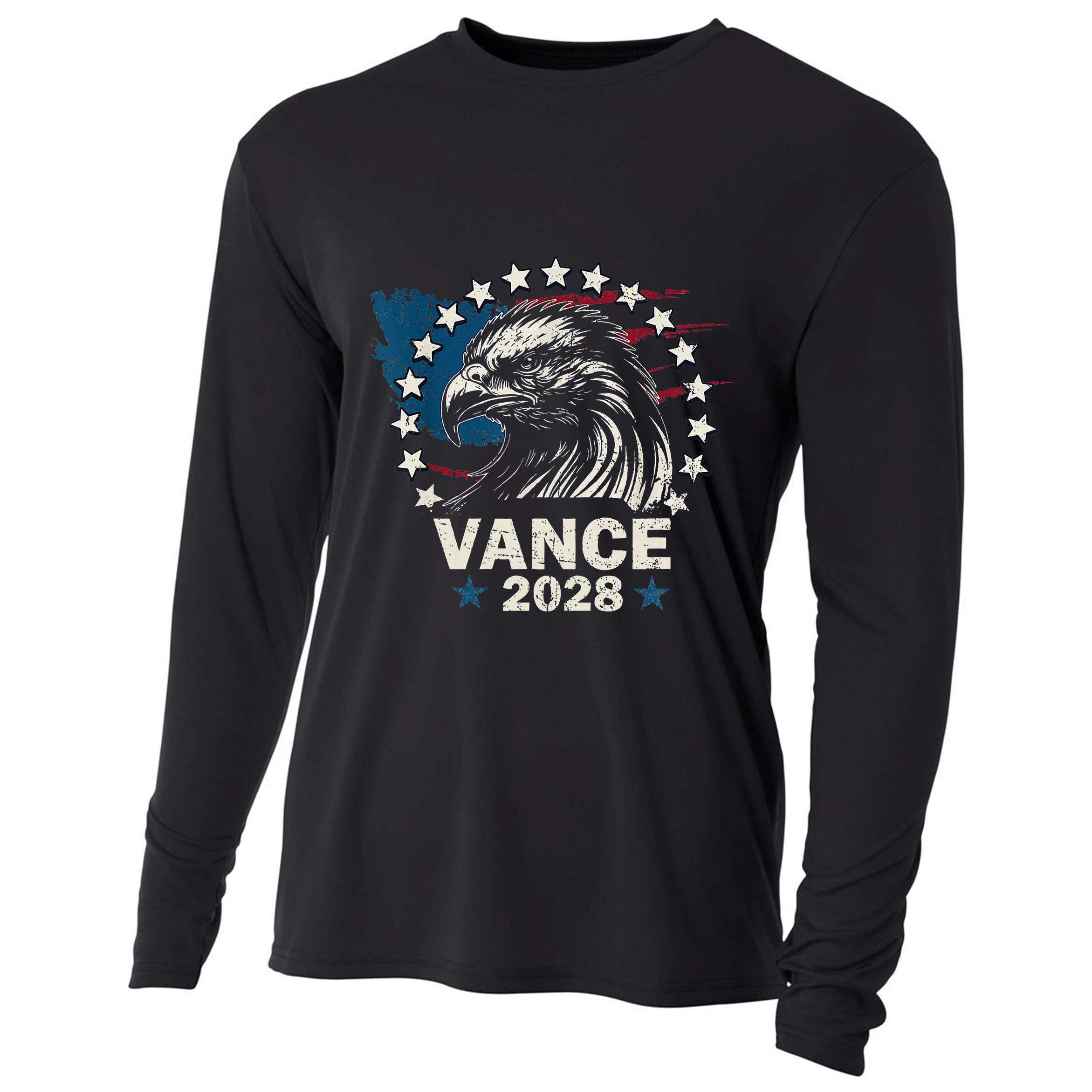 Vance 2028 President Us Flag Election Campaign 28 Cooling Performance Long Sleeve Crew