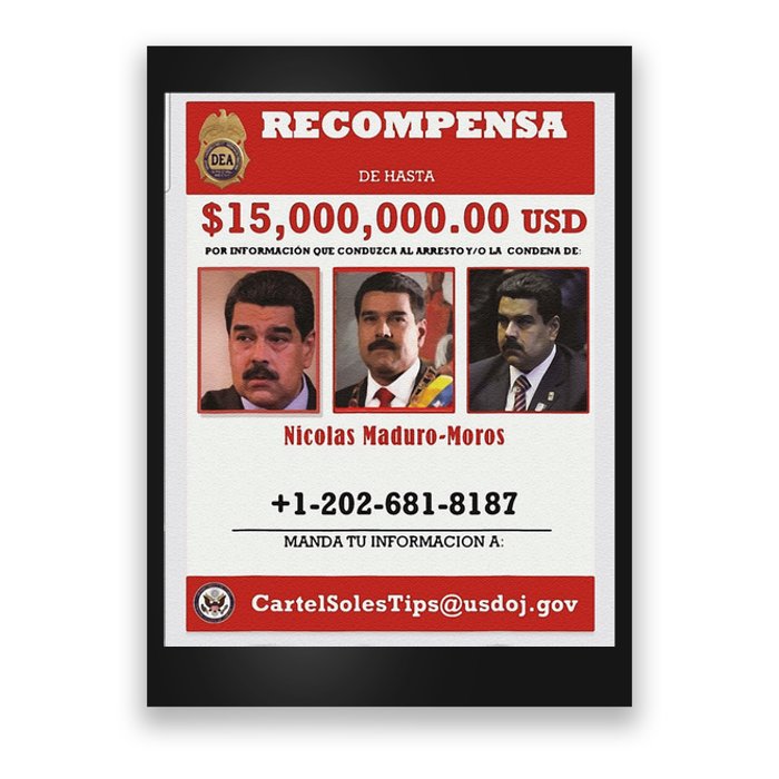 Venezuela 2024 Reward Poster