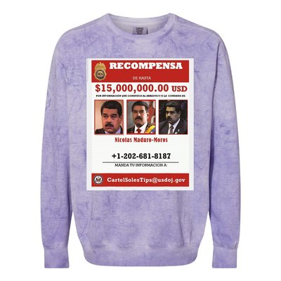 Venezuela 2024 Reward Colorblast Crewneck Sweatshirt