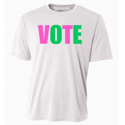 Vote 2024 Sorority Sorors Vote And Green Paraphernalia Cooling Performance Crew T-Shirt