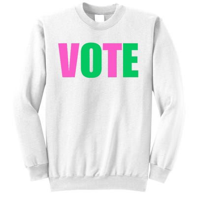 Vote 2024 Sorority Sorors Vote And Green Paraphernalia Sweatshirt