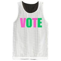 Vote 2024 Sorority Sorors Vote And Green Paraphernalia Mesh Reversible Basketball Jersey Tank