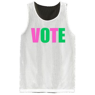 Vote 2024 Sorority Sorors Vote And Green Paraphernalia Mesh Reversible Basketball Jersey Tank