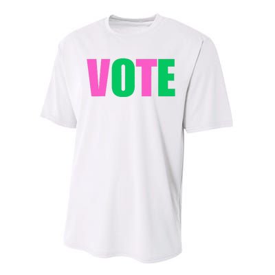 Vote 2024 Sorority Sorors Vote And Green Paraphernalia Performance Sprint T-Shirt