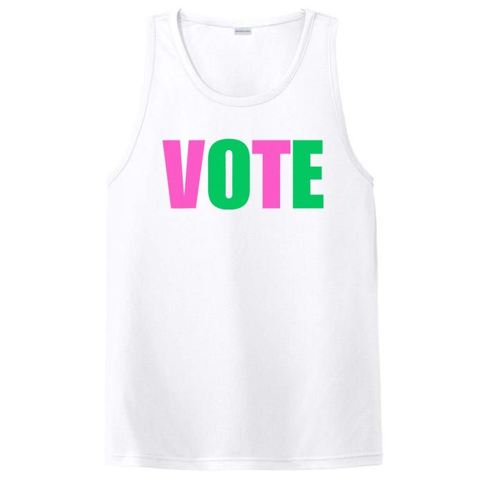 Vote 2024 Sorority Sorors Vote And Green Paraphernalia PosiCharge Competitor Tank