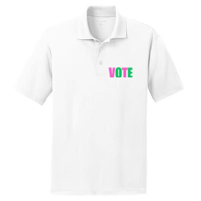 Vote 2024 Sorority Sorors Vote And Green Paraphernalia PosiCharge RacerMesh Polo