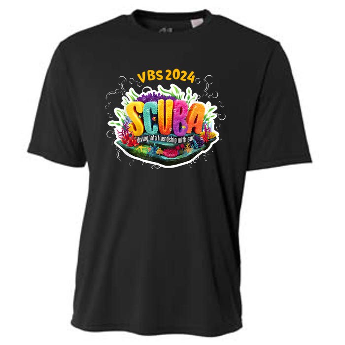 Vbs 2024 Scuba Diving Into Friendship With God Cooling Performance Crew T-Shirt