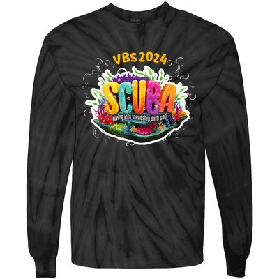 Vbs 2024 Scuba Diving Into Friendship With God Tie-Dye Long Sleeve Shirt