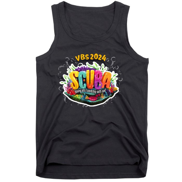 Vbs 2024 Scuba Diving Into Friendship With God Tank Top