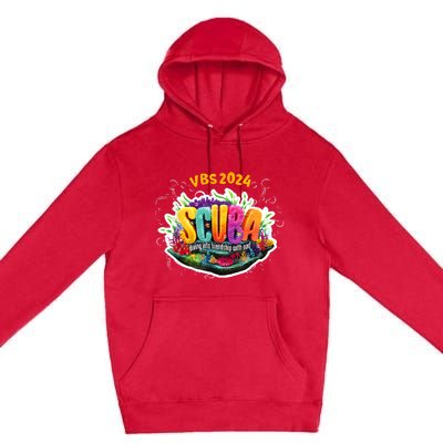 Vbs 2024 Scuba Diving Into Friendship With God Premium Pullover Hoodie