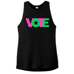 Vote 2024 Sorority Sorors Paraphernalia Vote Ladies PosiCharge Tri-Blend Wicking Tank