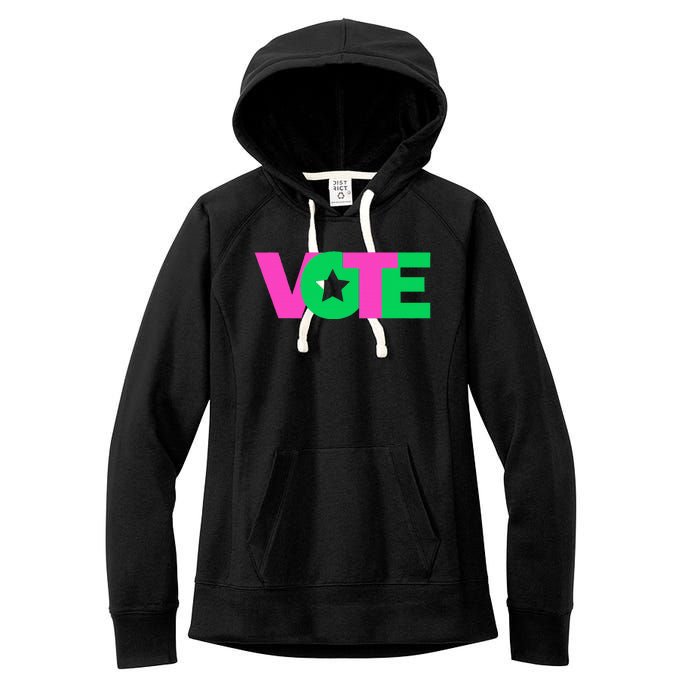 Vote 2024 Sorority Sorors Paraphernalia Vote Women's Fleece Hoodie