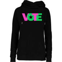 Vote 2024 Sorority Sorors Paraphernalia Vote Womens Funnel Neck Pullover Hood