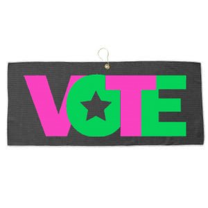 Vote 2024 Sorority Sorors Paraphernalia Vote Large Microfiber Waffle Golf Towel