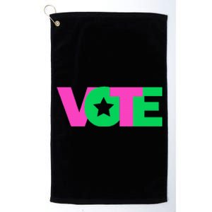 Vote 2024 Sorority Sorors Paraphernalia Vote Platinum Collection Golf Towel