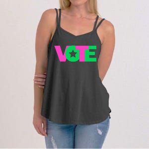 Vote 2024 Sorority Sorors Paraphernalia Vote Women's Strappy Tank