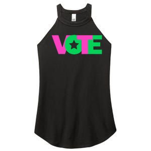 Vote 2024 Sorority Sorors Paraphernalia Vote Women's Perfect Tri Rocker Tank