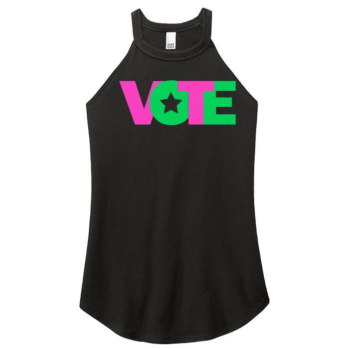 Vote 2024 Sorority Sorors Paraphernalia Vote Women's Perfect Tri Rocker Tank