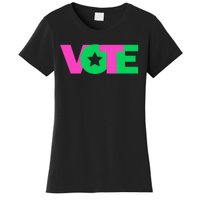 Vote 2024 Sorority Sorors Paraphernalia Vote Women's T-Shirt