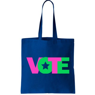 Vote 2024 Sorority Sorors And Green Paraphernalia Vote Tote Bag