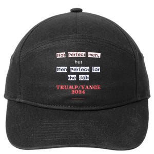 Vote 2024 Trump Vs Harris Harris Vs Trump Jd Vance For Vp 7-Panel Snapback Hat