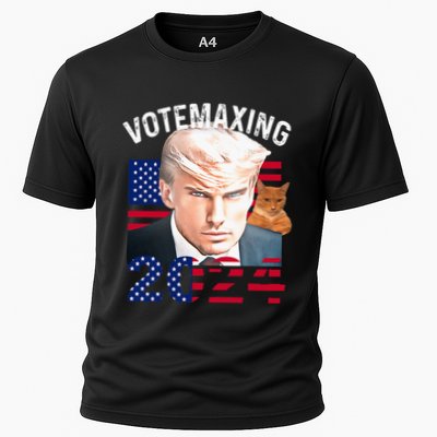 Votemaxing 2024 Trump Mewing Looksmaxxing Performance Shirt