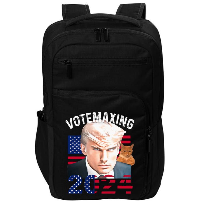 Votemaxing 2024 Trump Mewing Looksmaxxing Impact Tech Backpack