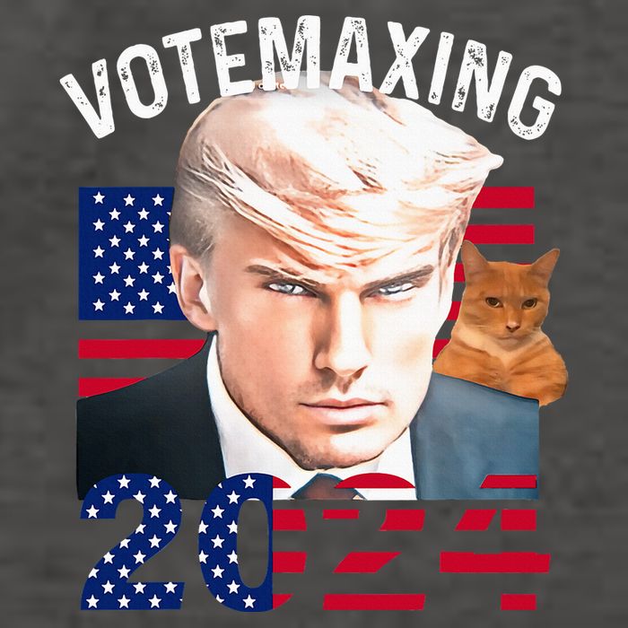 Votemaxing 2024 Trump Mewing Looksmaxxing Vector Backpack